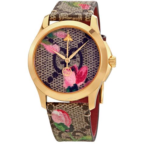 gucci womens floral watch|authentic Gucci women watches.